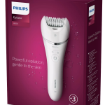 Philips Epilator Series 8000, with 3 Accessories, BRE700