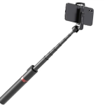 SEAJIC AB403 Selfie Stick Tripod Extendable 2 in 1 Aluminum Bluetooth-compatible Selfie Stick with Remote Shutter -Black Colour