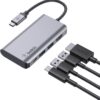 Belkin USB-C Hub, 4-in-1 Multi-Port Laptop Dock with 4K HDMI, USB-C Docking Station with 100 Watt Pass-Through Power Delivery, 2 x USB-A Ports for MacBook Pro, Air, iPad Pro, Chromebook, & More